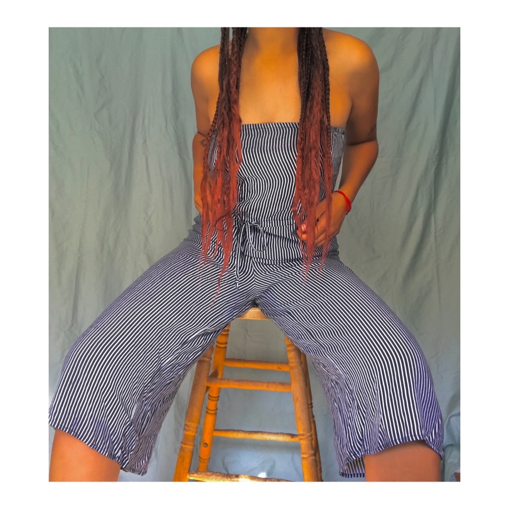 Strapless Linen Jumpsuit